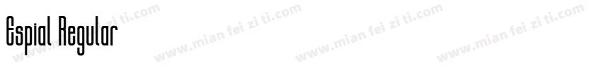 Espial Regular字体转换
